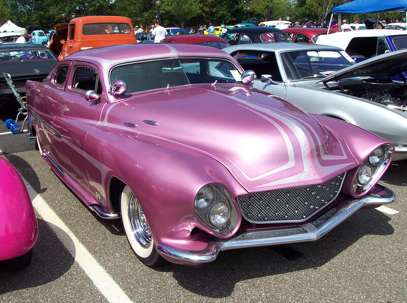 Pink Custom Car — Outdoor