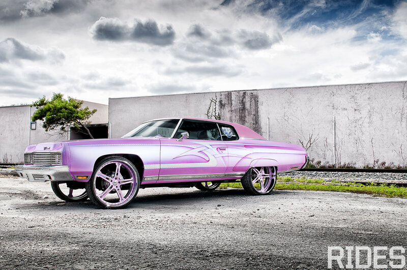 Pink Custom Car — Purple
