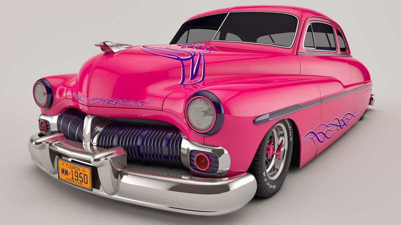 Pink Custom Hot Rod — Showcase