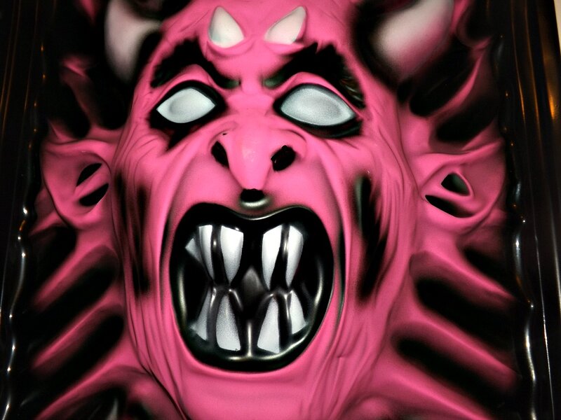 Pink Demon Face