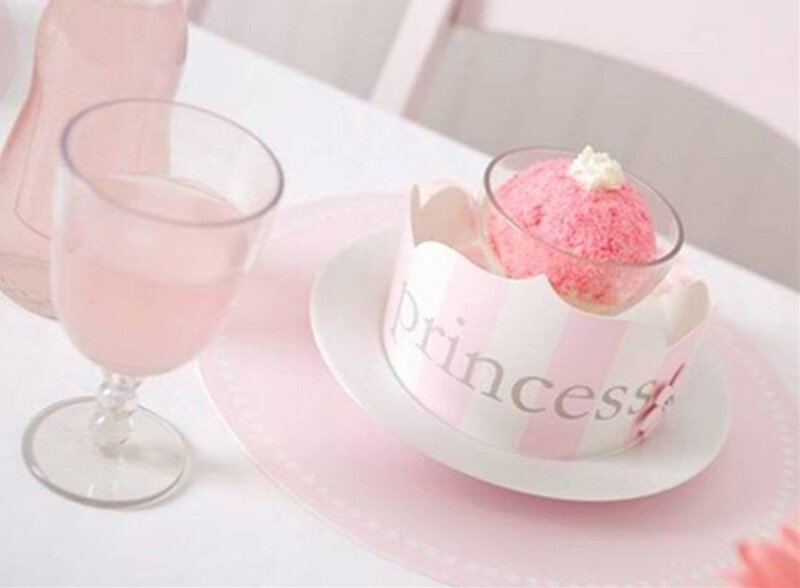 Pink Dessert in Glass