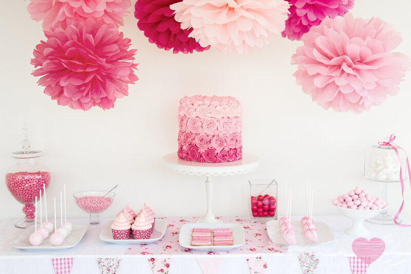 Pink Dessert Table