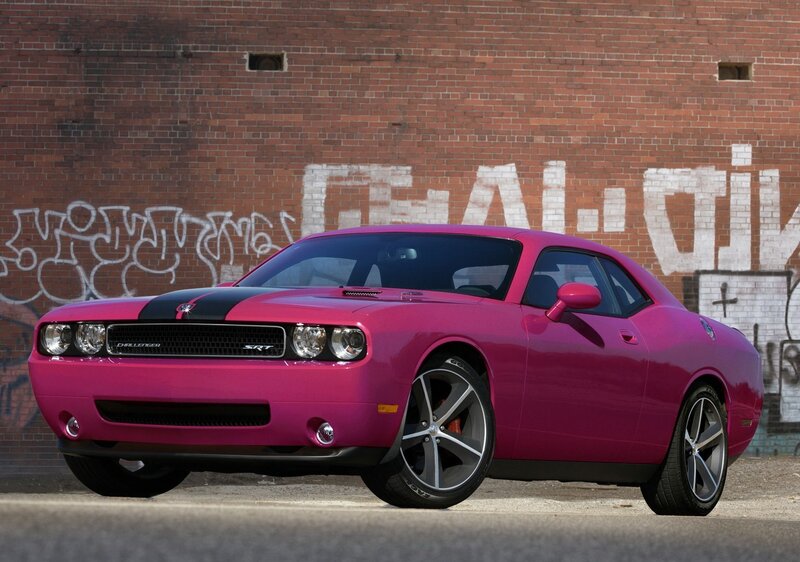 Pink Dodge Challenger — Magenta