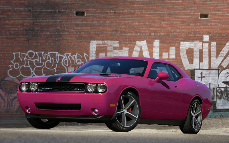 Pink Dodge Challenger