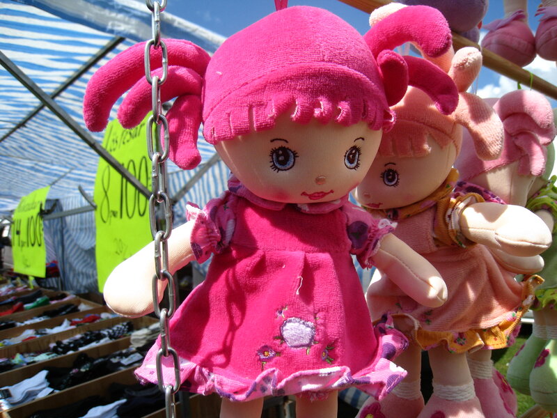 Pink Doll Hanging