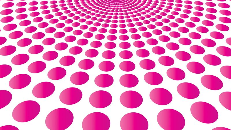 Pink Dots on White Background — Hypnotic