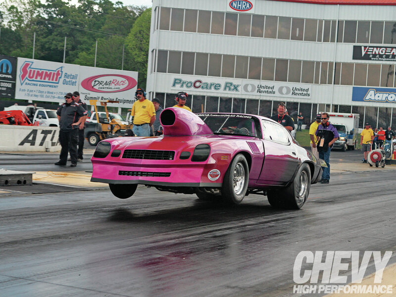 Pink Drag Racing Car — Active