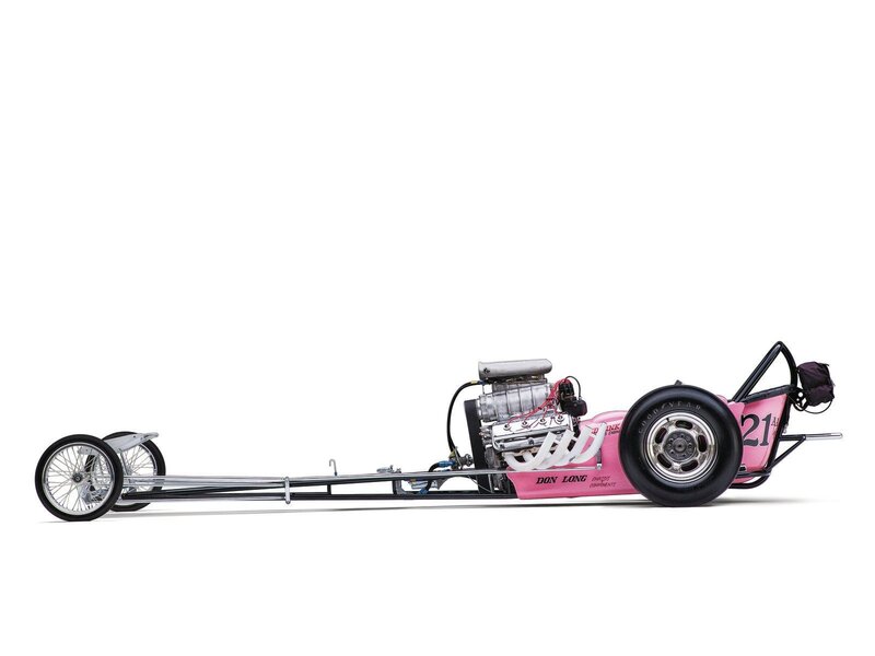 Pink Drag Racing Car — Neutral