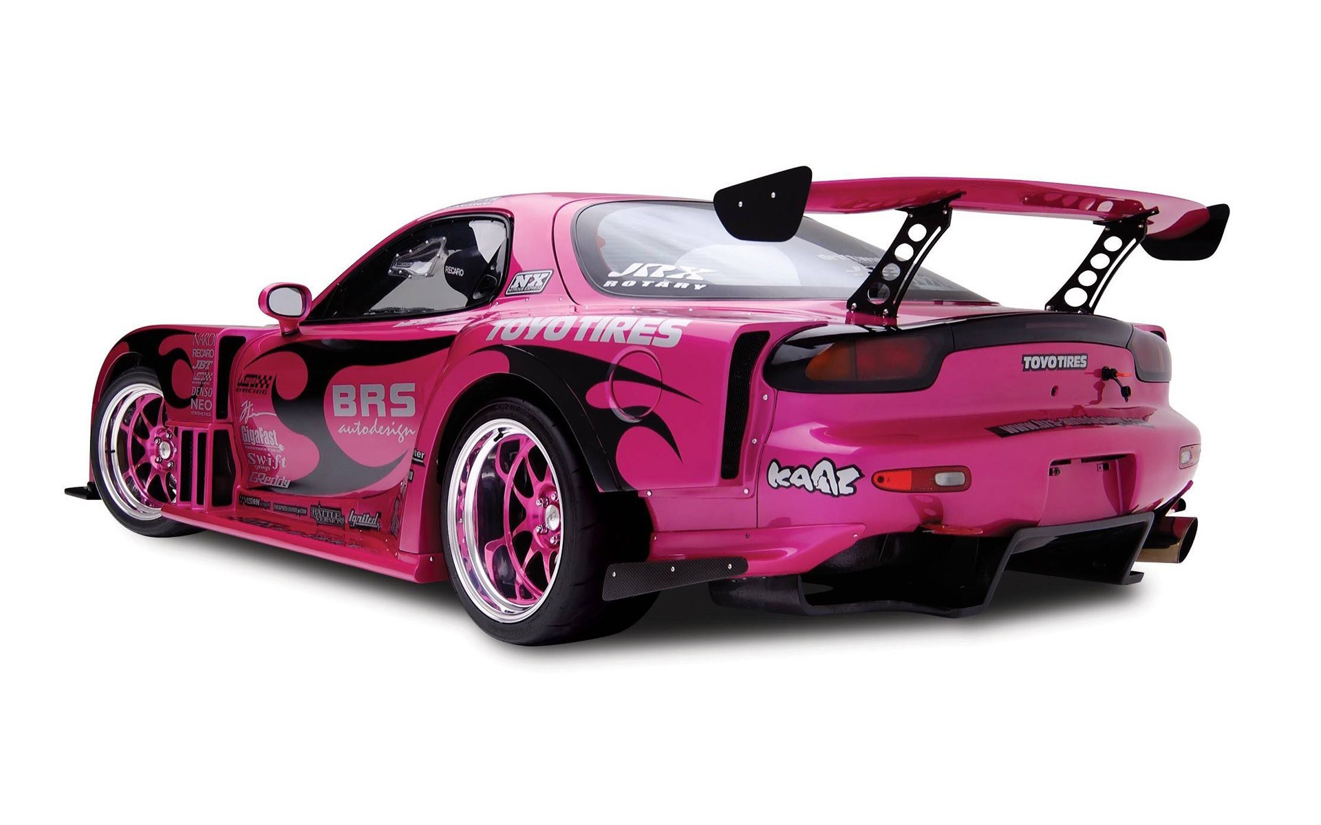 pink drift race car