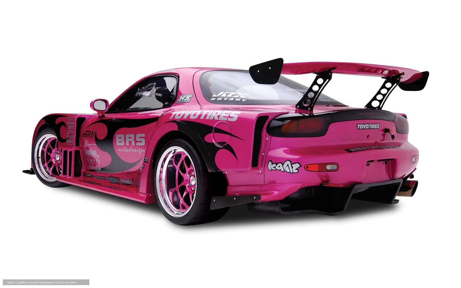 pink drift race car