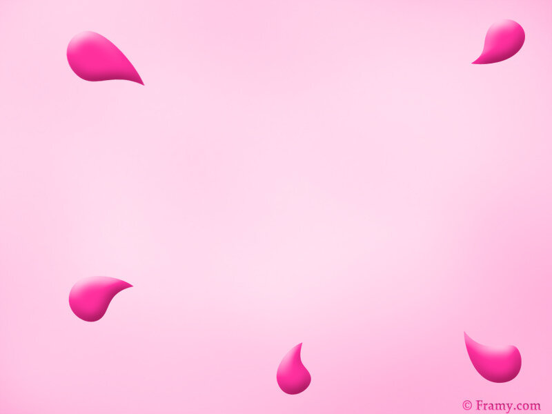 Pink Droplets on Pink Background