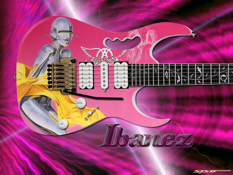 Pink Electric Guitar