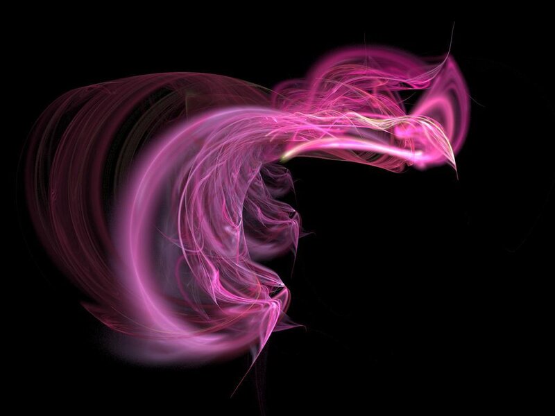 pink energy swirl