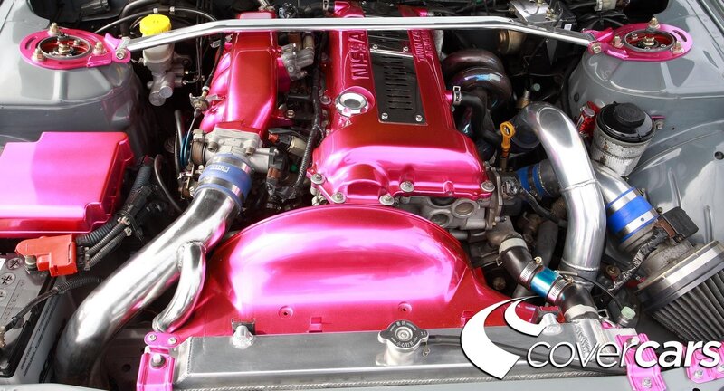 Pink Engine Bay