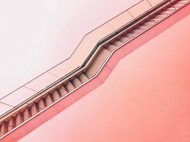 Pink Escalator Structure