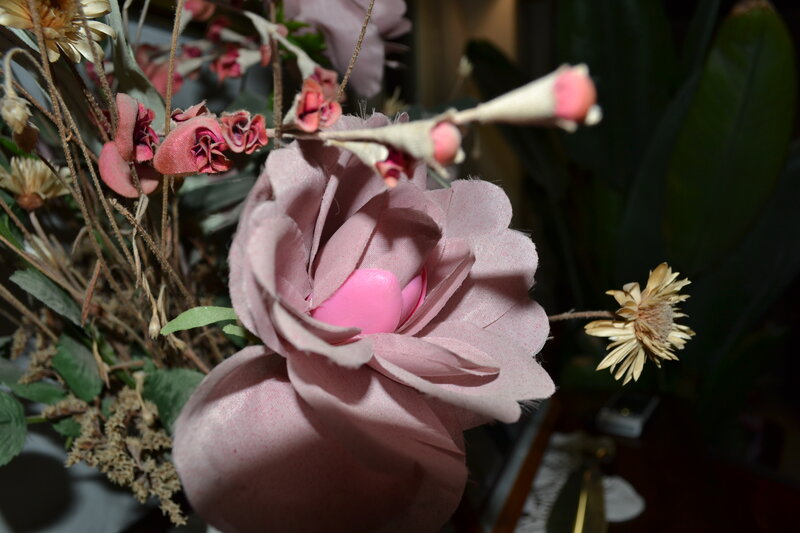 Pink Fabric Flower — Calm
