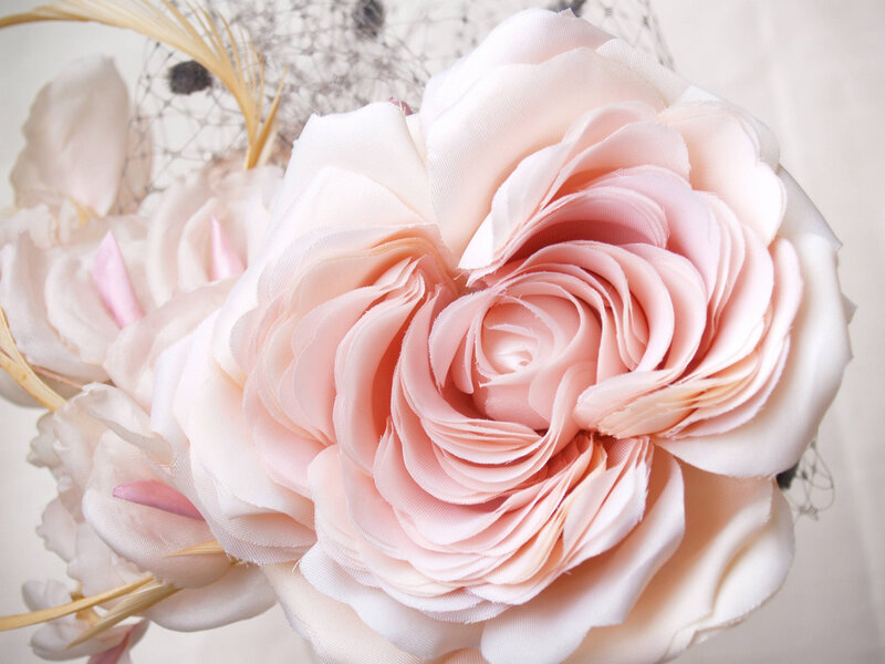 Pink Fabric Rose