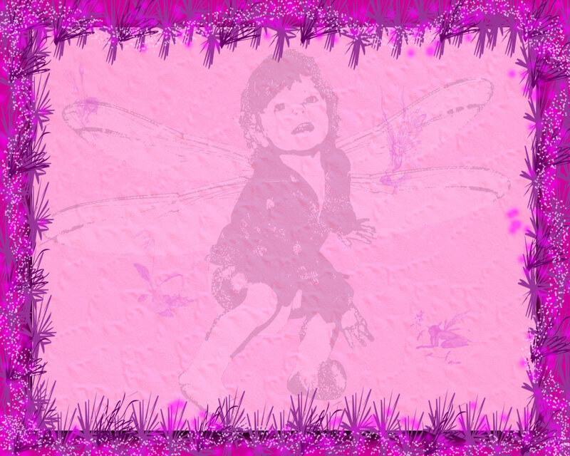 pink fairy illustration
