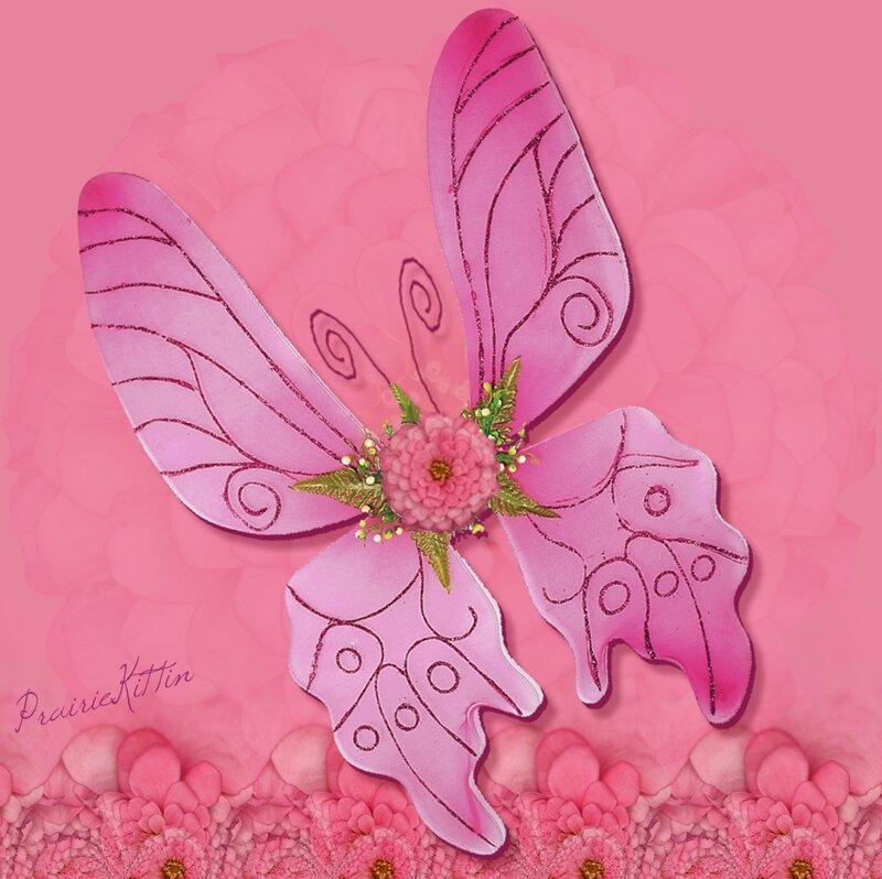Pink Fairy Wings