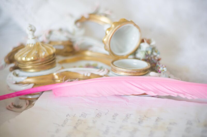 Pink Feather Quill