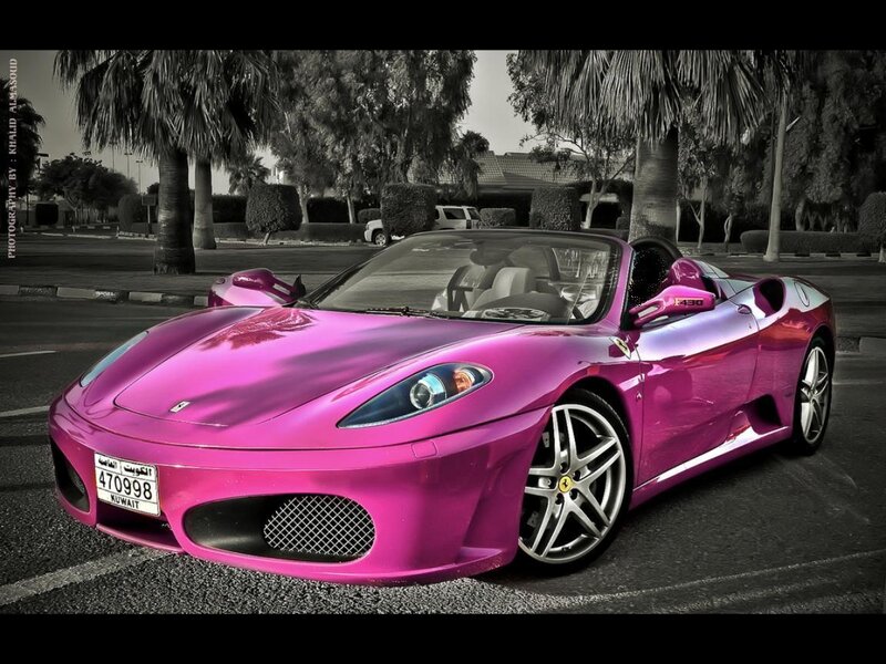Pink Ferrari F430