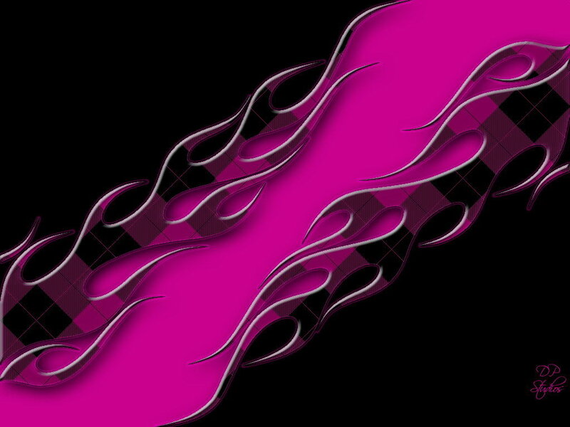 pink flame design wallpaper