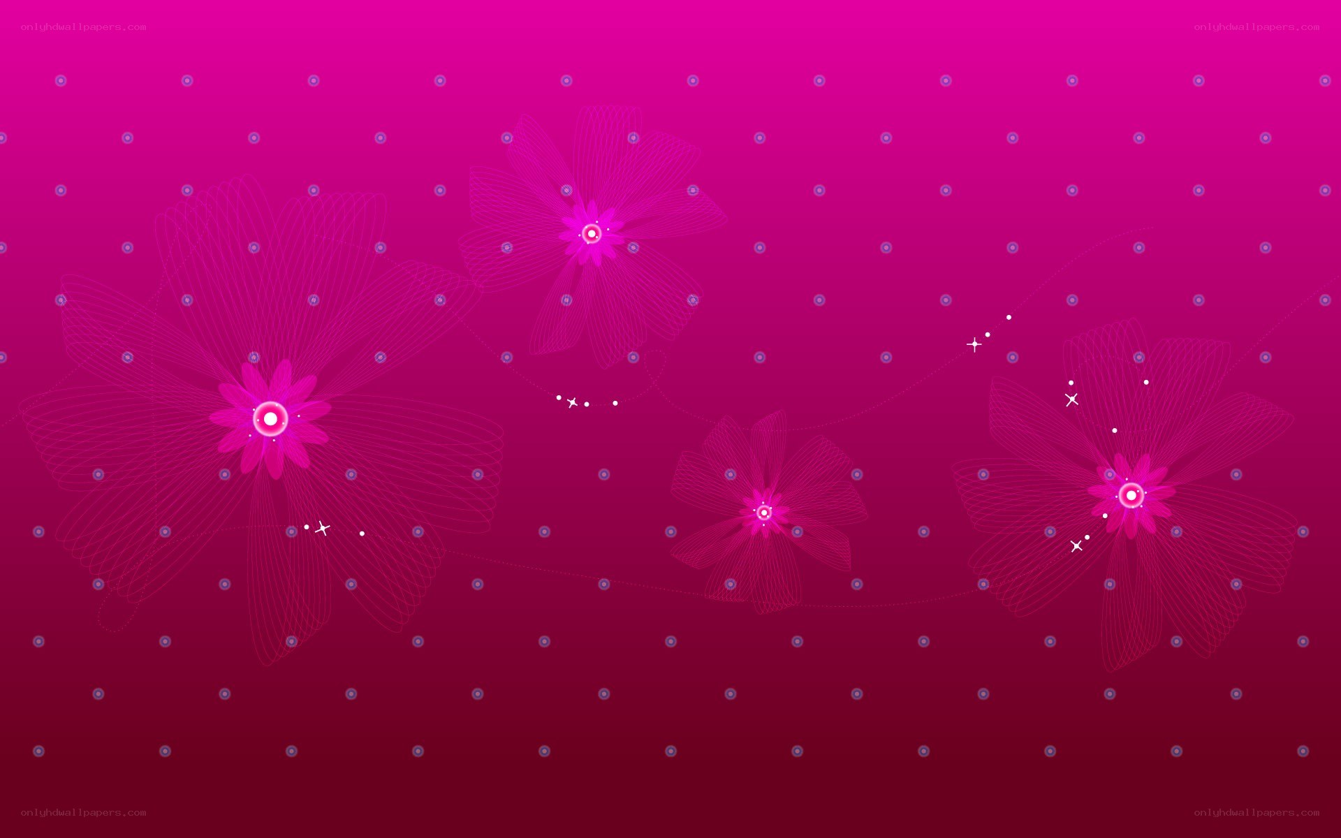 pink floral abstract background