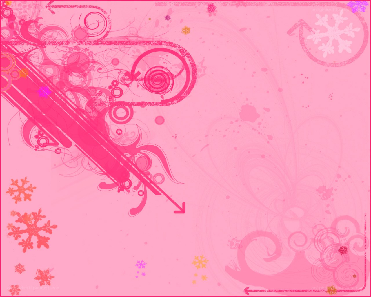 pink floral abstract background