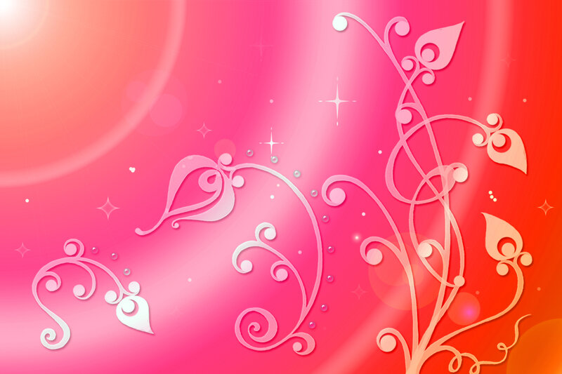 pink floral abstract background