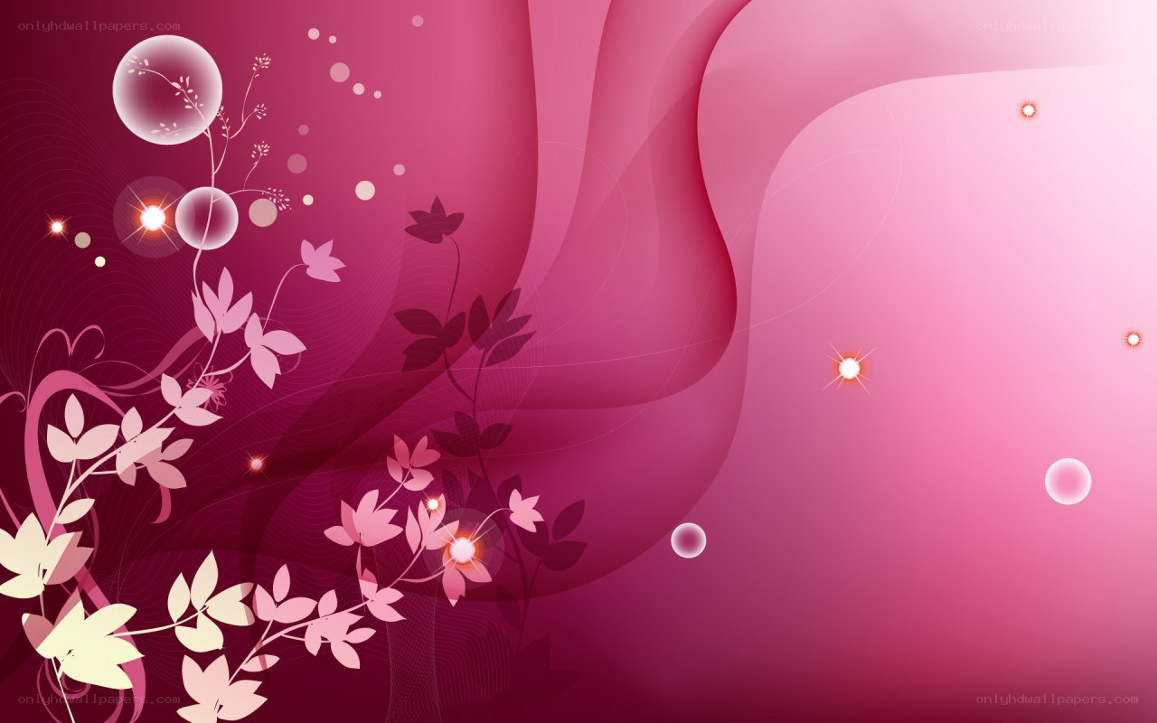 pink floral abstract background