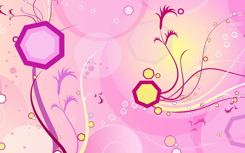 pink floral abstract background
