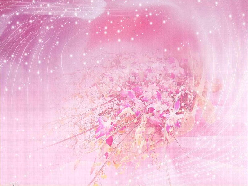 pink floral abstract background