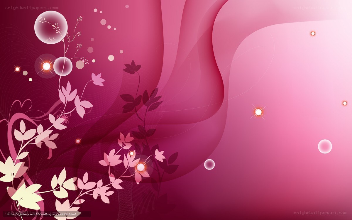 pink floral abstract background