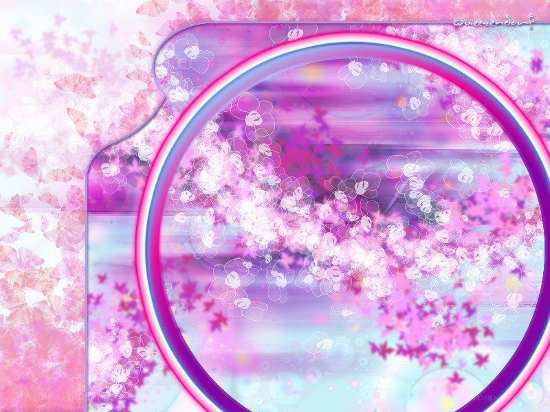 pink floral abstract design
