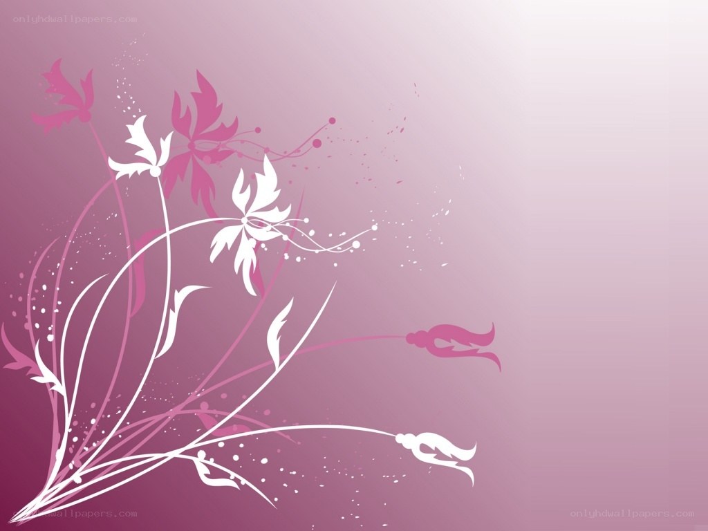 pink floral abstract design