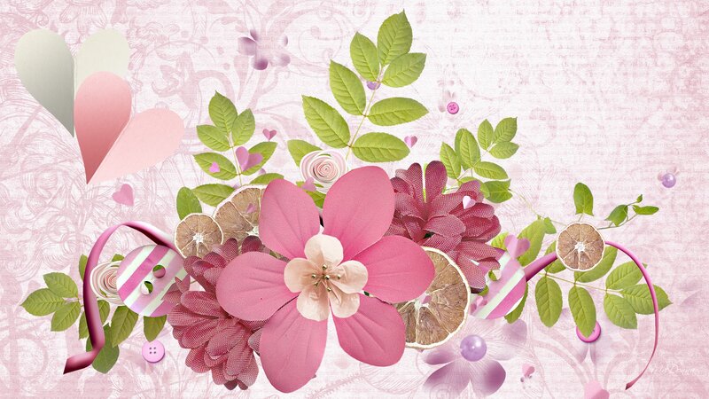Pink Floral Arrangement — Romantic