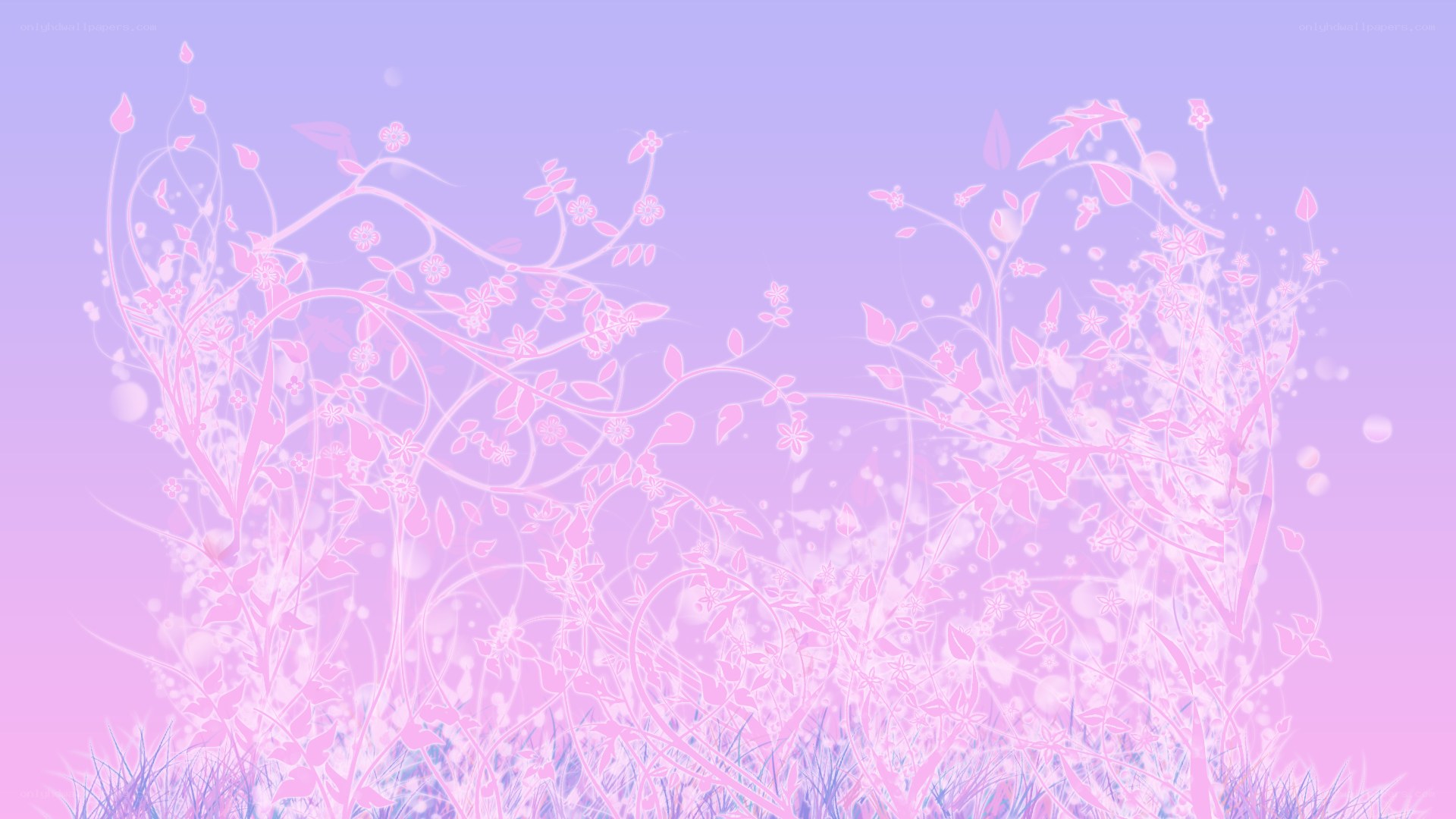 pink floral background design