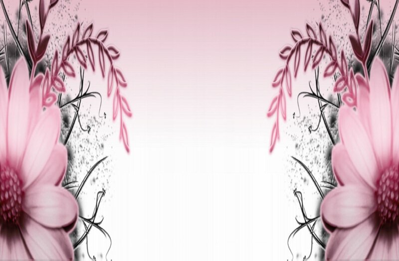 pink floral background design