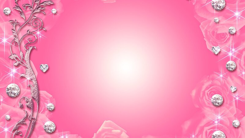Pink Floral Background — Romantic