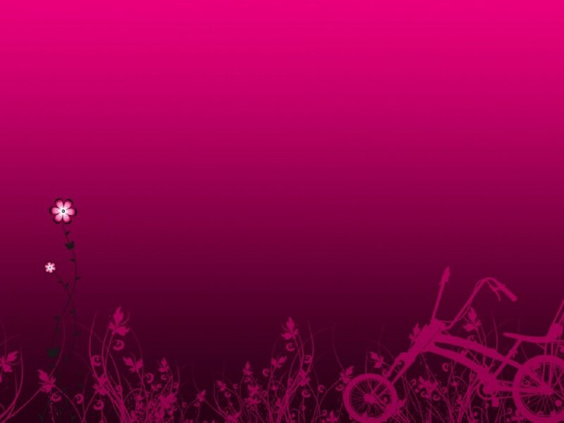pink floral bicycle background