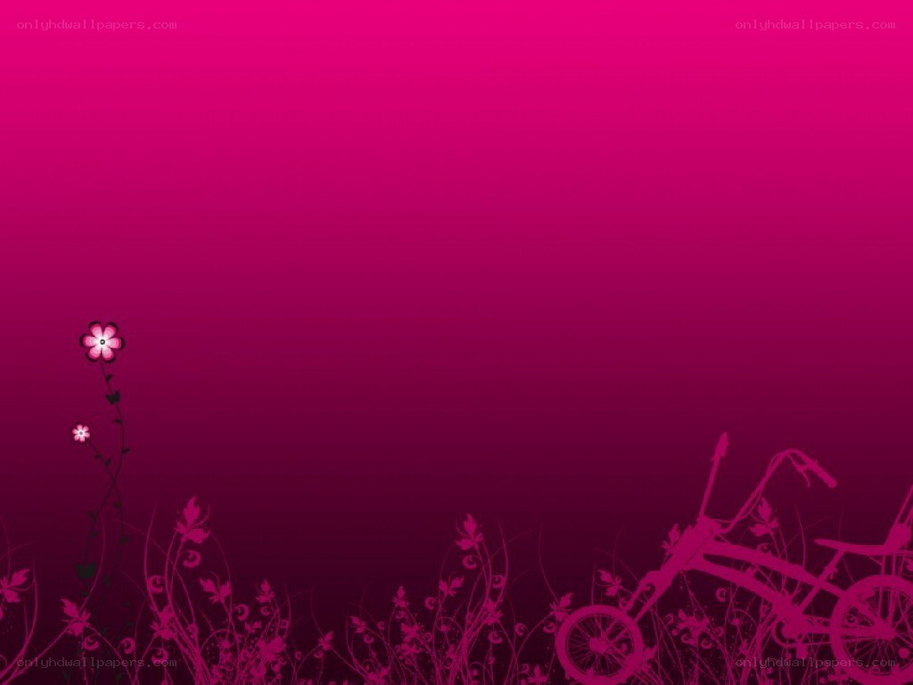 pink floral bicycle background