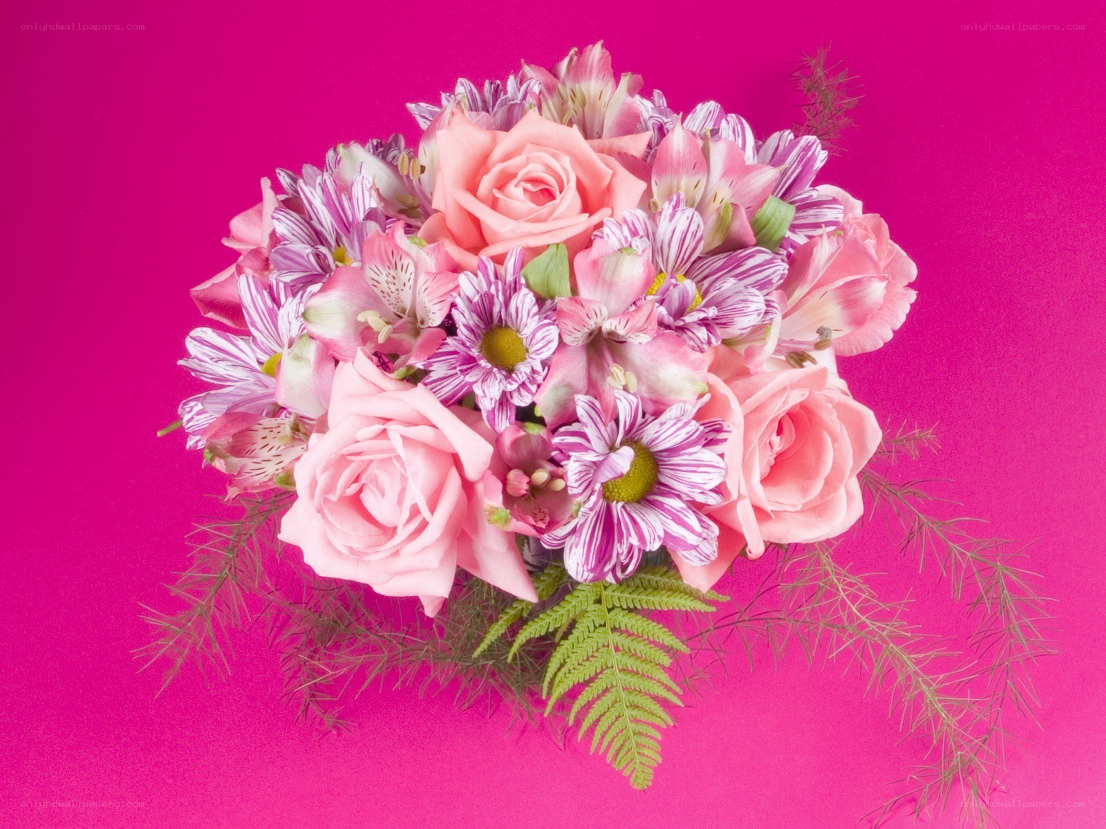 Pink floral bouquet