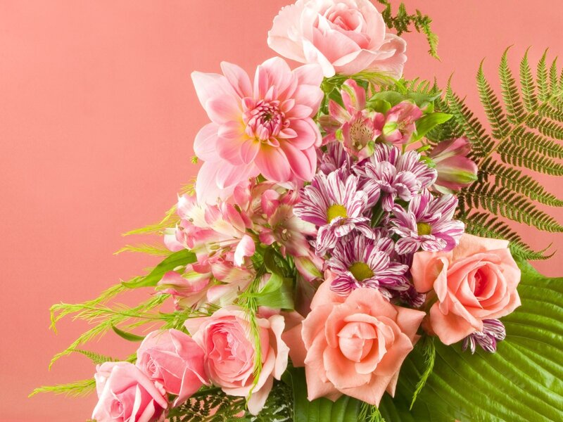 Pink floral bouquet
