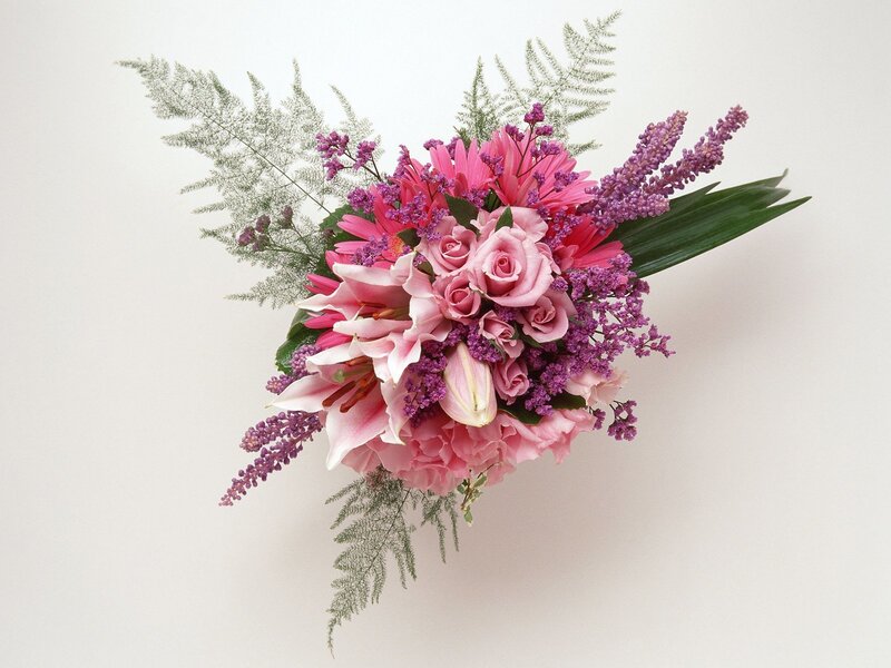 pink floral bouquet