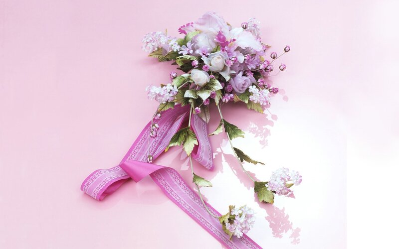 Pink Floral Bouquet — Serene, Photograph