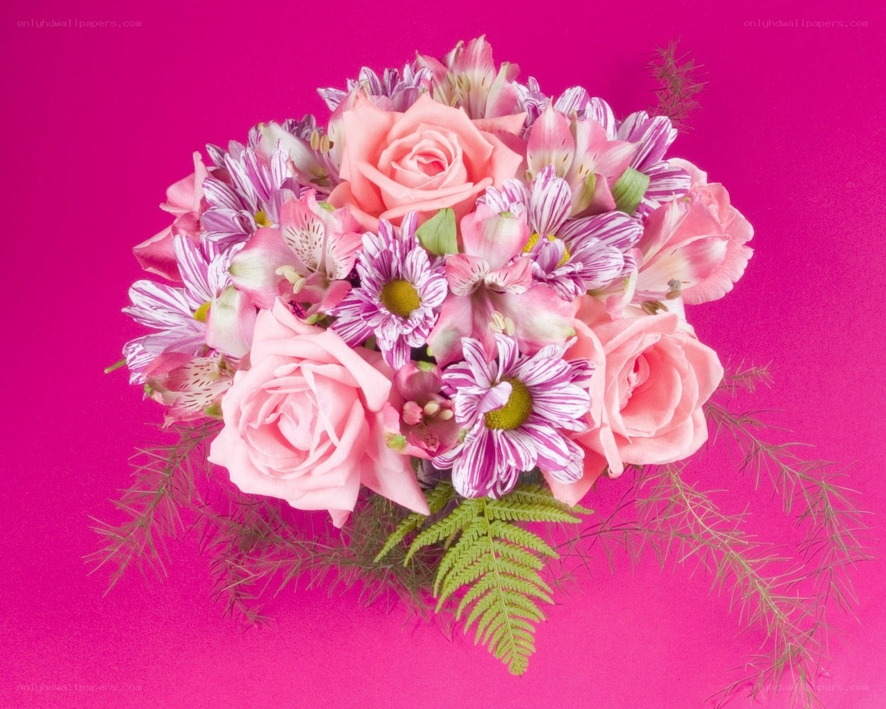 Pink floral bouquet