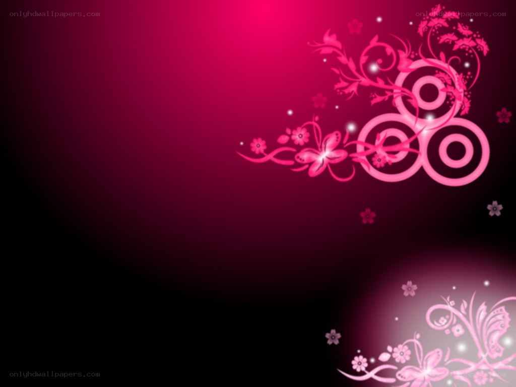 pink floral design background