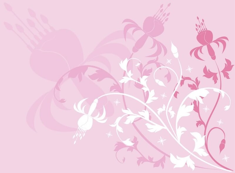 pink floral design background