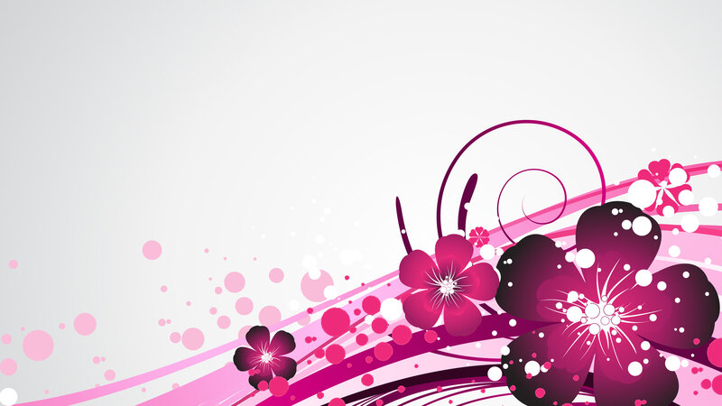Pink Floral Design — Playful