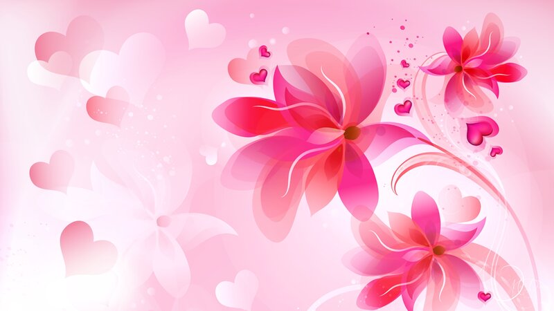 Pink Floral Design — Romantic